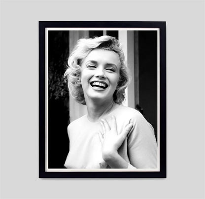 Black and White Movie Star Marilyn Monroe Poster Modern Art Canvas Painting Cafe Bar Room Wall Decor Cuadros